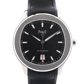 【中古】A品 ピアジェ ポロデイト 腕時計 G0A47014 ブラック メンズ