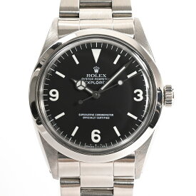 【ヴィンテージ】 ロレックス エクスプローラー 腕時計 1016 R番 ブラック メンズ