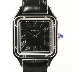 【未使用品】 カルティエ サントスデュモン ブラックラッカー 腕時計 WSSA0046 ブラック メンズ