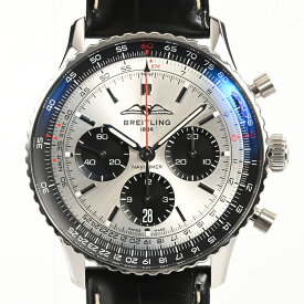 【中古】SA品 ブライトリング ナビタイマー B01 クロノグラフ 腕時計 AB0138 シルバー メンズ