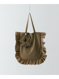 【SALE／50%OFF】シュシュセットサイドフリルトート RODE SKO ロデスコ バッグ トートバッグ ホワイト ベージュ ブラック【RBA_E】[Rakuten Fashion]