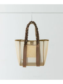 【SALE／50%OFF】フリルハンドルシアーバッグ RODE SKO ロデスコ バッグ トートバッグ ベージュ【RBA_E】[Rakuten Fashion]