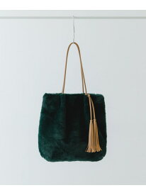 【SALE／60%OFF】タッセル付フラッフィトートバッグ RODE SKO ロデスコ バッグ トートバッグ ベージュ グリーン グレー【RBA_E】[Rakuten Fashion]