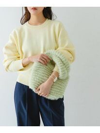 【SALE／60%OFF】シャギーファーバッグ RODE SKO ロデスコ バッグ トートバッグ ブラウン グリーン【RBA_E】[Rakuten Fashion]
