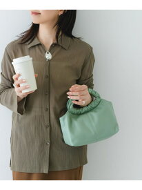 【SALE／50%OFF】ギャザーハンドルバッグ RODE SKO ロデスコ バッグ ショルダーバッグ ブラック シルバー ピンク グリーン【RBA_E】[Rakuten Fashion]