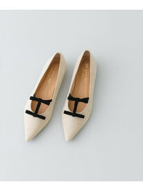 2センチダブルリボンヒールパンプス RODE SKO ロデスコ シューズ・靴 パンプス ブラック ホワイト【送料無料】[Rakuten Fashion]