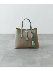 チャーム付ミドルバッグ『Msize』 RODE SKO ロデスコ バッグ トートバッグ グレー グリーン ホワイト【送料無料】[Rakuten Fashion]