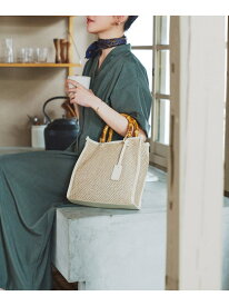【SALE／50%OFF】バンブー雑材バッグ RODE SKO ロデスコ バッグ ショルダーバッグ ブラック ホワイト【RBA_E】[Rakuten Fashion]