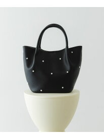 インバッグ付パールバッグ RODE SKO ロデスコ バッグ ハンドバッグ グレー ブラック【送料無料】[Rakuten Fashion]