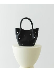 インバッグ付ミニパールバッグ RODE SKO ロデスコ バッグ ハンドバッグ グレー ブラック ベージュ【送料無料】[Rakuten Fashion]