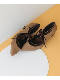 『MADE IN JAPAN』チャンキーヒールリボンパンプス RODE SKO ロデスコ シューズ・靴 パンプス ブラック ブラウン ベージュ【送料無料】[Rakuten Fashion]