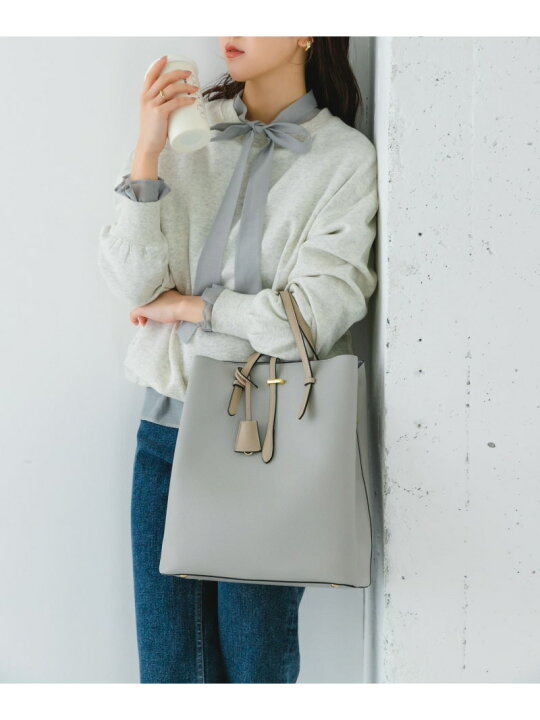 楽天市場】【SALE／40%OFF】チャーム付スクエアトートバッグ『Lsize 