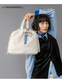 アイシナモロール パテッドバッグ RODE SKO ロデスコ バッグ トートバッグ ベージュ ブラック【送料無料】[Rakuten Fashion]