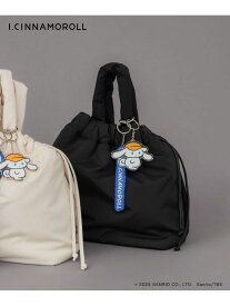 アイシナモロール パテッドバッグ RODE SKO ロデスコ バッグ トートバッグ ベージュ ブラック【送料無料】[Rakuten Fashion]