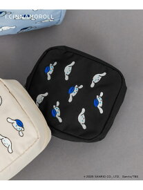 アイシナモロール スクエアポーチ RODE SKO ロデスコ 財布・ポーチ・ケース ポーチ ブラック ベージュ[Rakuten Fashion]