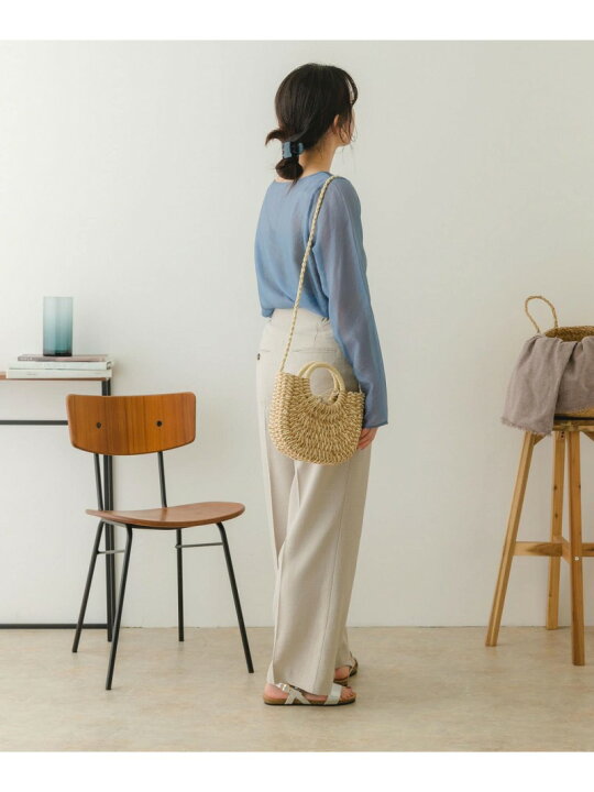 楽天市場】【SALE／20%OFF】ミニラウンドハンドルカゴバッグ RODE SKO 