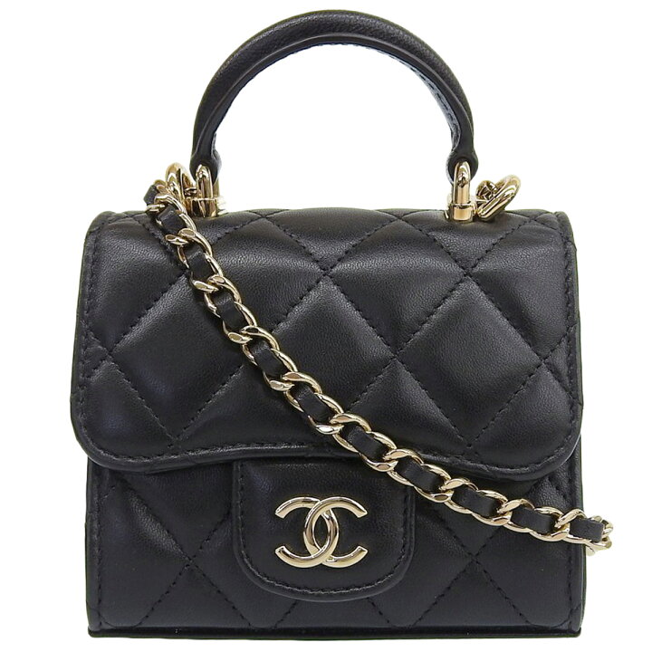 楽天市場】(4145) シャネル CHANEL ココマーク トップハンドル ミニ 