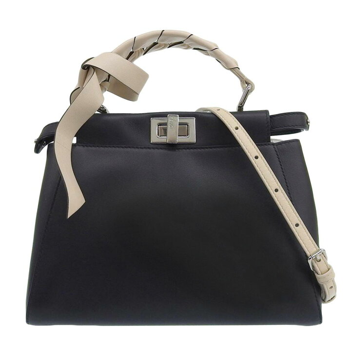 楽天市場】(4460) フェンディ FENDI ピーカブー ミニ リボン 2way 
