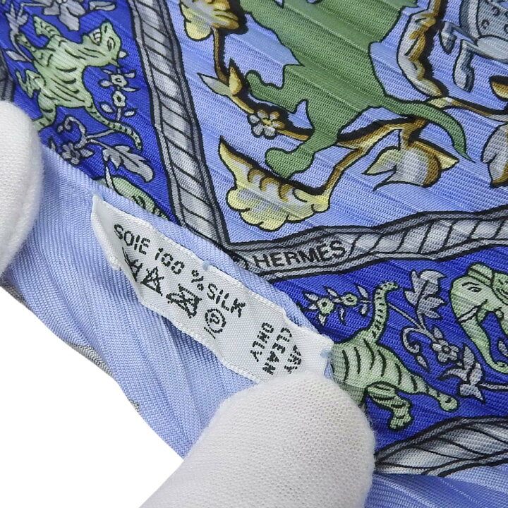 楽天市場】(4715) エルメス HERMES プリーツ スカーフ CHASSE EN INDE 
