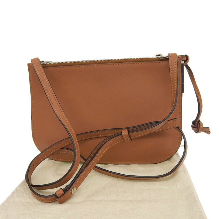 楽天市場】(4034) ロエベ LOEWE ゲート ショルダーバッグ ダブルジップ