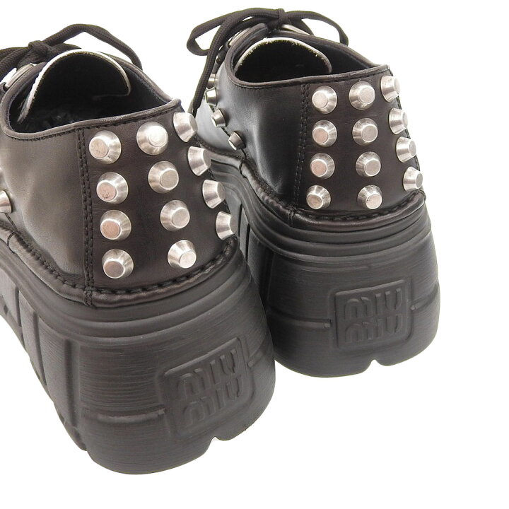 楽天市場】(8990) ミュウミュウ MIUMIU CALZATURE DONNA スタッズ  