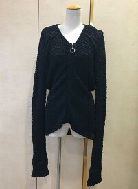 (6950) 【シャネル】　シャネル　CHANEL　ラメ　カーディガン　ブラック　レディース　38　［服（レディース）］　【中古】