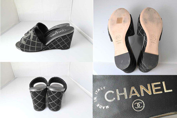 楽天市場】(6900) 【シャネル】 シャネル CHANEL サンダル ミュール 