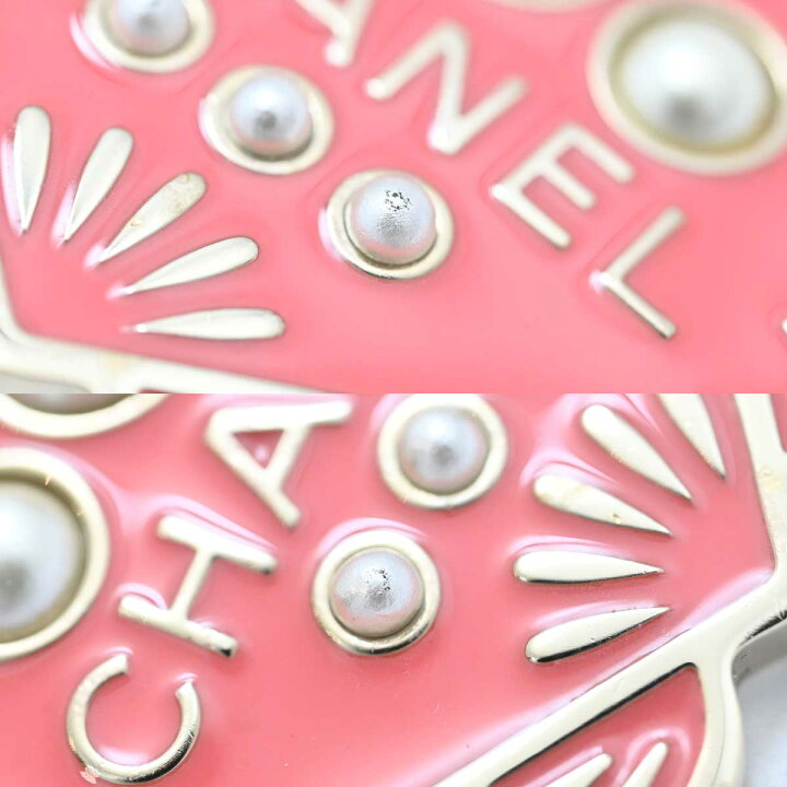 楽天市場】(3300) シャネル CHANEL 貝殻モチーフ ピンクブローチ 