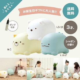 【公認店】【すみっコぐらしエアー 正規品】すみっコぐらしエアー　すみっコぐらし　乗るおもちゃ　すみっコぐらしグッズ　おうちで遊べるおもちゃ　出産祝い　誕生日　プレゼント　(空気入れポンプ付き)