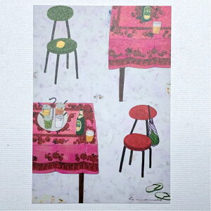 Yoko Matsumoto@}cg[R@|XgJ[h@uǂ̏vsÑe[uNX ԂƗ΂̃`FA r[