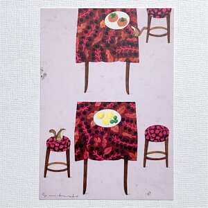 Yoko Matsumoto�@�}�c���g���[�R�@�|�X�g�J�[�h�@���X�@�e�[�u���@�X�c�[���@�t���[�c�@�u�X�̐H���v