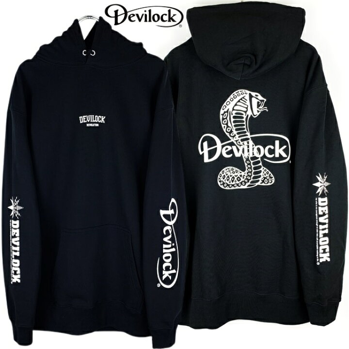 楽天市場】DEVILOCK デビロック「BOTH LOGO COBRA HOODIE」プル 