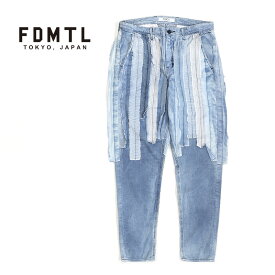 FDMTL ファンダメンタル ジーンズ "OBI-STRIP PANTS 3YR WASH"FA22/PN34U