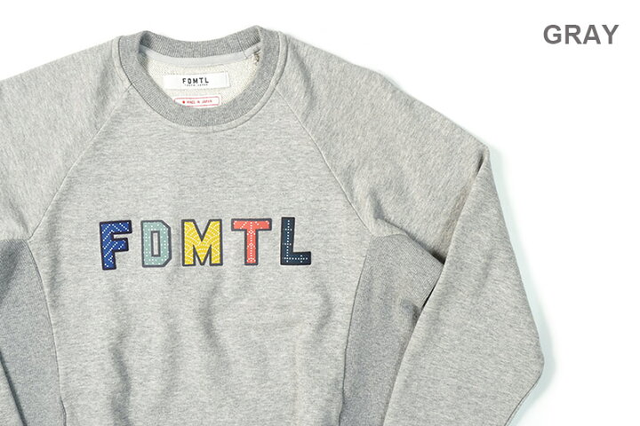楽天市場】FDMTL ファンダメンタル スウェット SASHIKO LOGO SWEAT 