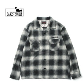 GANGSTERVILLE ギャングスタービル長袖 シャツ“LOCOS - L/S CHECK SHIRTS”GSV-23-AW-09