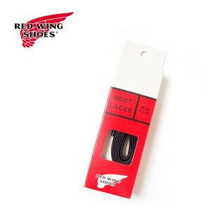 RED WING bhECO CRg48" FLAT WAXED LACES BLACKh97155