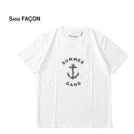 SANS FACON ソンファソン 半袖 Tシャツ "UNISEX S/S TEE" SF-T235-1