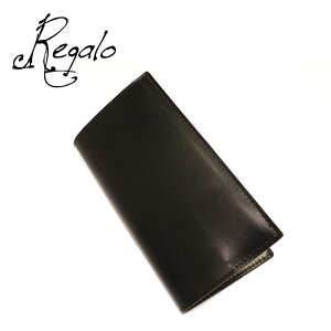 Regalo ���K�[�� �E�H���b�g SLIM LONG WALLET WITHOUT COIN PURSE BLACK WL-02-BK