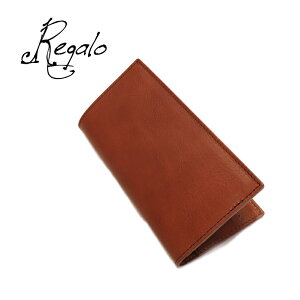 Regalo ���K�[�� �E�H���b�g SLIM LONG WALLET WITHOUT COIN PURSE BROWN WL-02-BR
