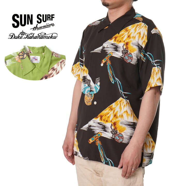 楽天市場】SUN SURF サンサーフ 半袖アロハシャツ DUKE KAHANAMOKU