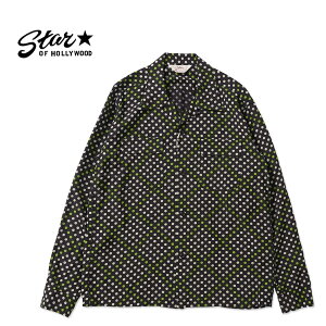 STAR OF HOLLYWOOD �X�^�[�I�u�n���E�b�h ���� �V���cRAYON L/S OPEN SHIRTPOLKA DOTSH29709