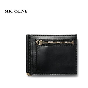 MR.OLIVE �~�X�^�[�I���[�u�}�l�[�N���b�v�E�H���b�gHORWEEN CHROMEXCEL LEATHERMONEY CLIP WALLETME113H