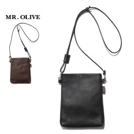 MR.OLIVE ミスターオリーブサコッシュWATER PROOF WASHABLE LEATHER"TINY SACOCHE"ME679