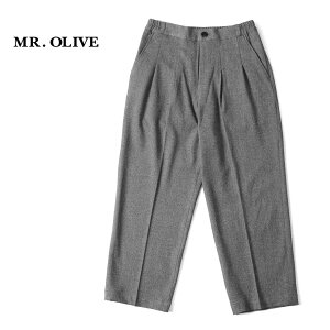 MR.OLIVE �~�X�^�[�I���[�u�p���cPEACHSKIN STRETCH GABARDINE / 2TACK WIDE EASY PANTSM253119