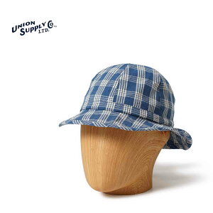 UNION SUPPLY ���j�I���E�T�v���C�X�q �n�b�gUNION SUPPLY PALAKA CHECK HATUS02883