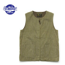 BUZZ RICKSON'S バズリクソンズ ベストWABASH STRIPE VESTBR13886