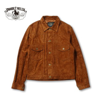 DOUBLE HELIX �_�u���w���b�N�X ���U�[�W���P�b�gGold Digger Suede BrownWM0293