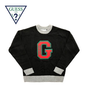 GUESS GREEN LABEL �Q�X �O���[�����[�x�� �Z�[�^�[ logo sweater GRFW19-026