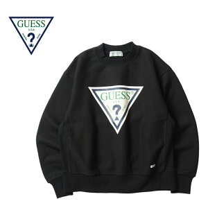 GUESS GREEN LABEL �Q�X �O���[�����[�x�� �X�E�F�b�g �g���[�i�[ TRIANGLE LOGO SWEATER GRFW17-003