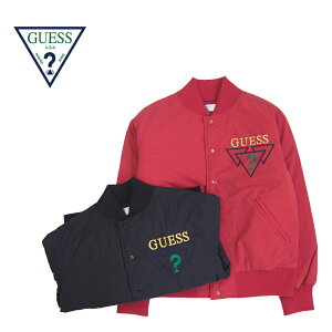 GUESS GREEN LABEL �Q�X �O���[�����[�x���W���P�b�g �R�[�gTRIO TRIANGLE STADIUM JACKETGRFW19-037